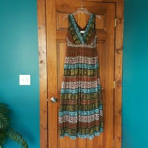 Boho summer maxi dress